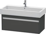 Duravit Ketho Waschtischunterbau 950 mm wandhängend basalt matt mit 1 Auszug