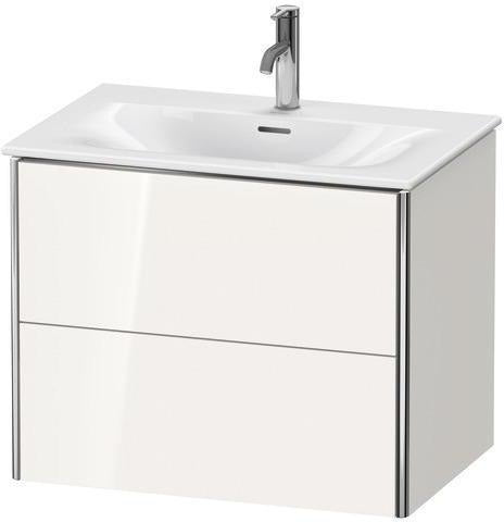 Duravit XSquare Waschtischunterbau 710 mm mit 2 Schubkästen in Steingrau matt