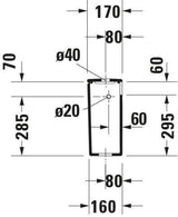 DURAVIT DuraStyle Spülkasten mit Dual Flush, Anschluss rechts/links, weiß