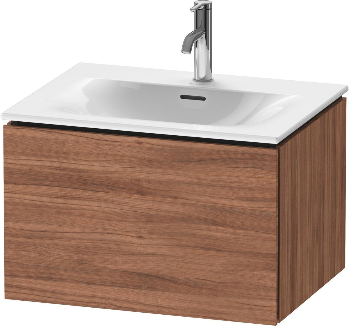 Duravit L-Cube Waschtischunterbau 620 mm weiß matt, 1 Auszug, wandhängend, Tip-On