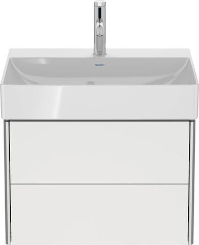 DURAVIT XSquare Waschtischunterbau 584 mm – Wandhängend mit Schubkasten und Siphonausschnitt