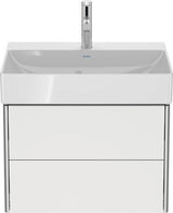 DURAVIT XSquare Waschtischunterbau 584 mm – Wandhängend mit Schubkasten und Siphonausschnitt