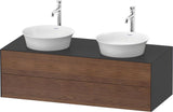 DURAVIT White Tulip Konsolenwaschtischunterbau 1300 mm, 2 Schubkästen, weiß seidenmatt, wandhängend