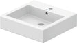 Duravit Waschtisch Vero 500 mm weiß mit Überlauf und 1 Hahnloch – wandmontiert