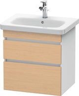 DURAVIT DuraStyle Waschtischunterbau wandhängend 580 mm mit 2 Schubkästen, weiß matt