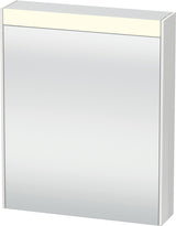 DURAVIT Brioso Spiegelschrank 620 mm graphit matt – 1 Tür links, LED-Beleuchtung, Steckdose