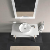DURAVIT Cape Cod Aufsatzbecken 480 mm, Weiß Seidenmatt, mit Armatureninsel, ohne Überlauf