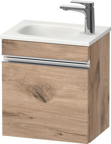 DURAVIT Sivida Waschtischunterbau 400x440x295mm, 1 Tür rechts, Chrom/Graphit Matt