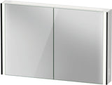 DURAVIT XViu Spiegelschrank 820 mm mit LED-Beleuchtung, Champagner Matt, 2 Türen, IP44