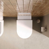 DURAVIT Balcoon WC-Sitz mit Absenkautomatik, Duroplast, Edelstahl-Scharniere, Weiß Matt