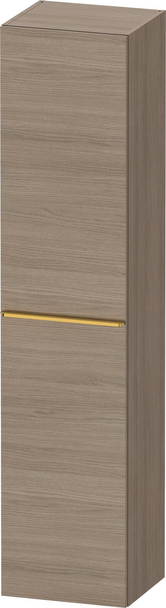 DURAVIT D-Neo Hochschrank 400x360x1760 mm Eiche Terra Matt 1 Tür Anschlag links