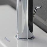 Duravit C.1 Einhebel-Waschtischmischer M mit Zugstange, Schwarz Matt