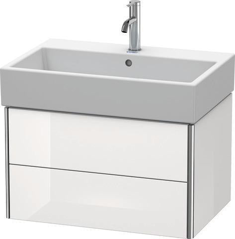 Duravit XSquare Waschtischunterbau 684 mm wandhängend mit Schubkasten und Siphonausschnitt