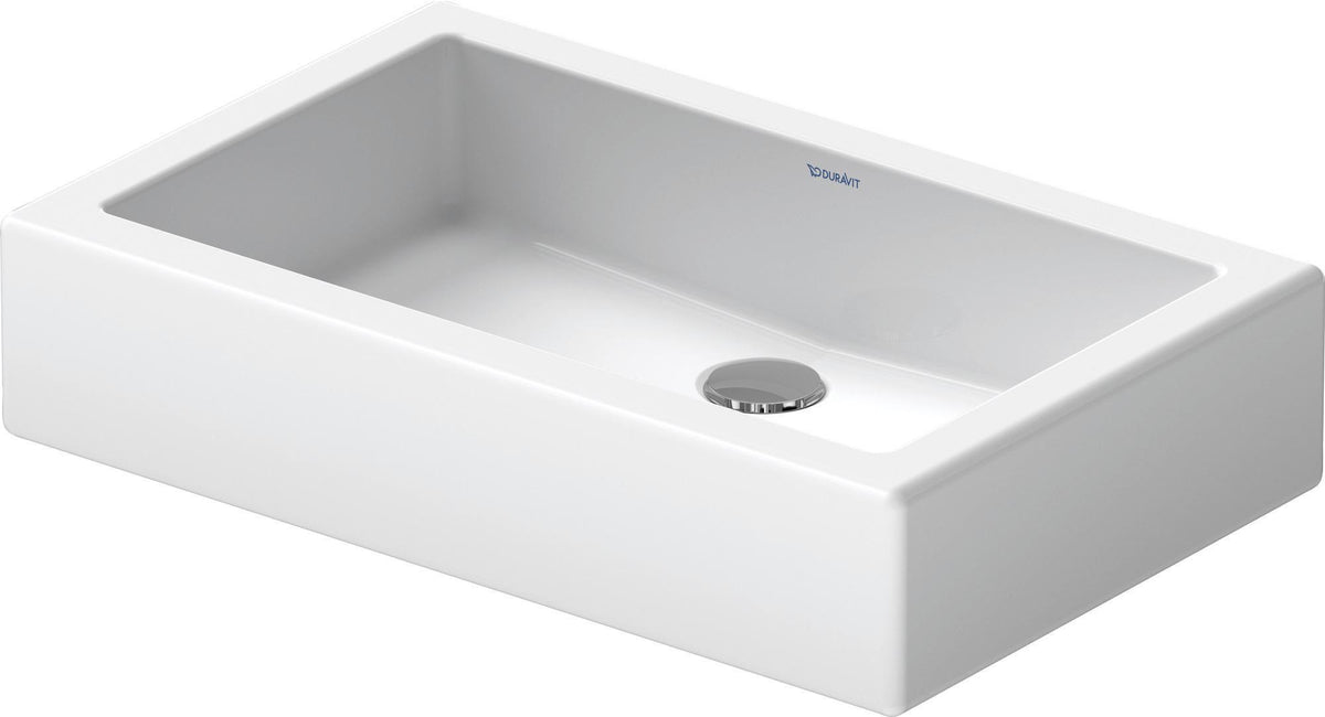 Duravit Vero Aufsatzbecken 600 mm weiß geschliffen ohne Überlauf ohne Hahnloch