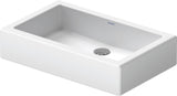 Duravit Vero Aufsatzbecken 600 mm weiß geschliffen ohne Überlauf ohne Hahnloch