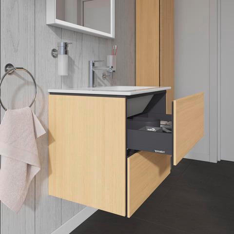 DURAVIT L-Cube Hochschrank 1760 mm Eiche Natur, 1 Tür mit Soft-Close, wandhängend