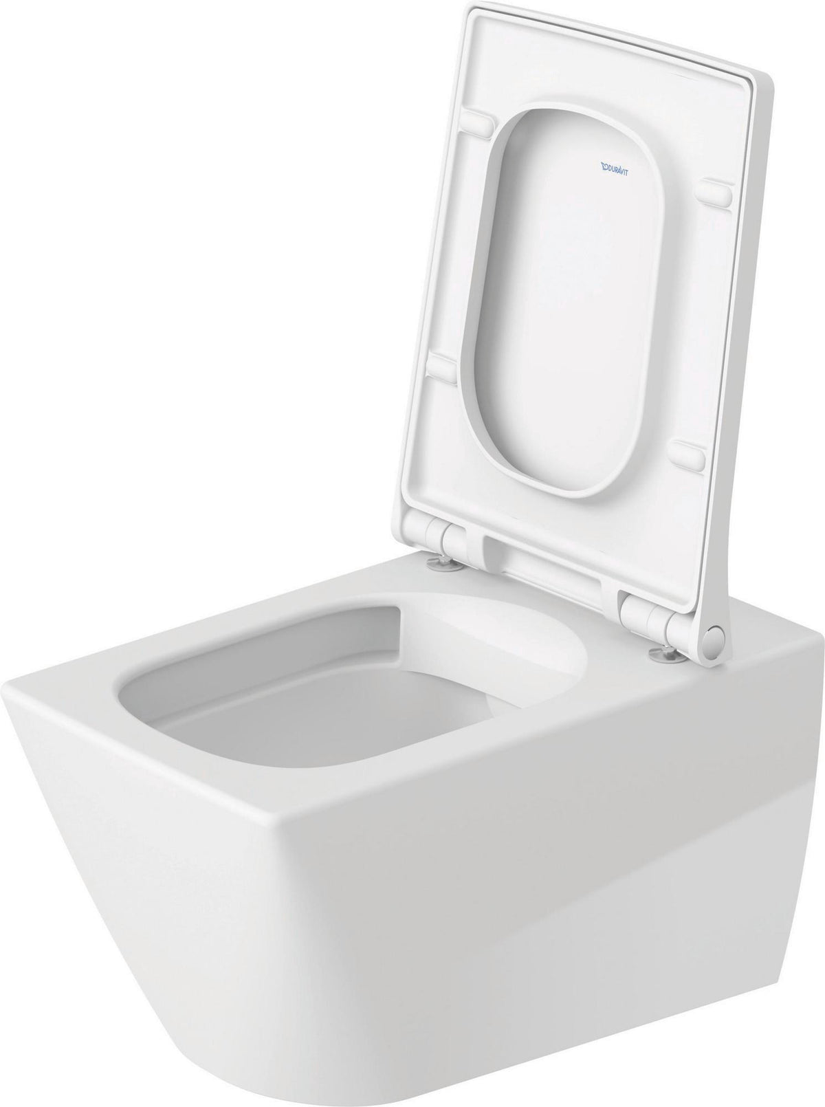 DURAVIT WC-Sitz Design Classics Viu Weiß mit Edelstahl-Scharnieren, ohne Absenkautomatik