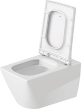 DURAVIT WC-Sitz Design Classics Viu Weiß mit Edelstahl-Scharnieren, ohne Absenkautomatik
