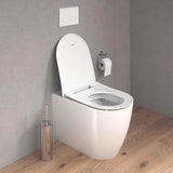 Duravit Soleil by Starck WC-Sitz Weiß Duroplast mit Edelstahl-Scharnier, abnehmbar