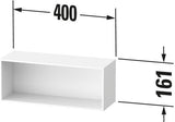 Duravit Wandregal Zencha 140x400x161 mm Graphit Supermatt – Wandhängendes Regal mit 1 Fach