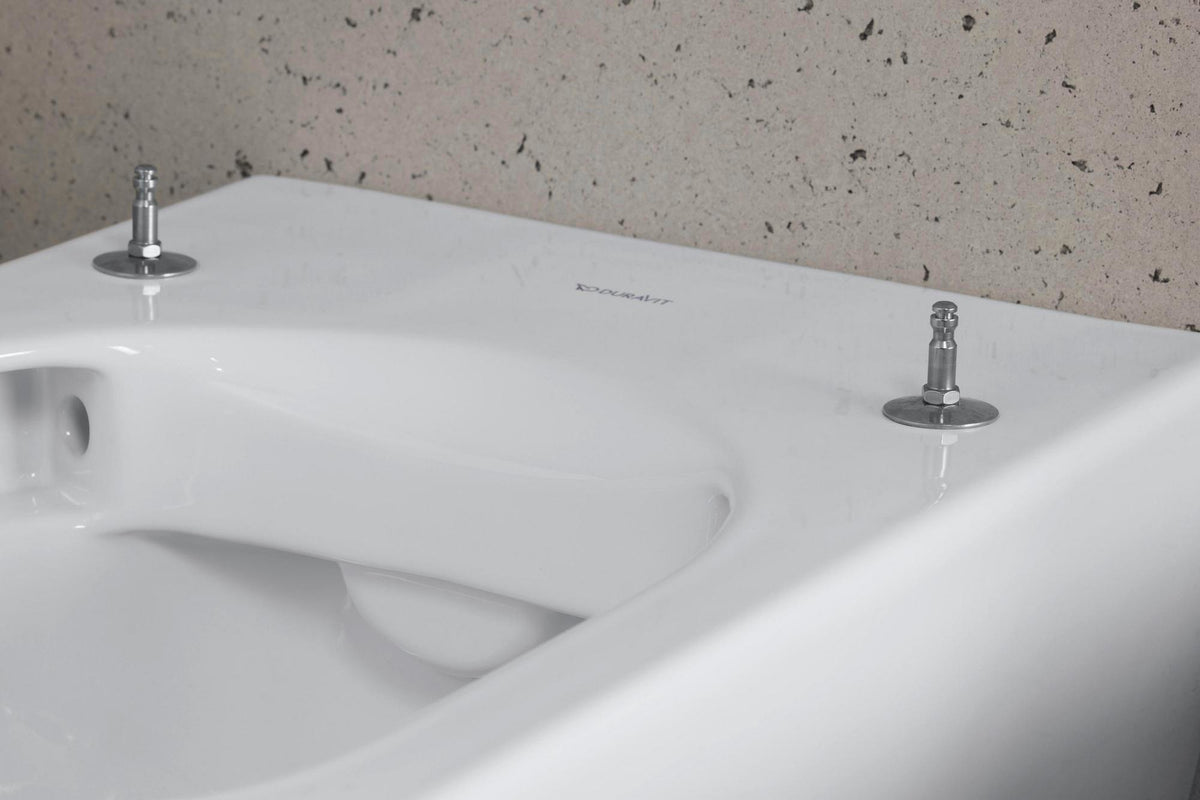 DURAVIT WC-Sitz Design Classics Viu Weiß mit Edelstahl-Scharnieren, ohne Absenkautomatik