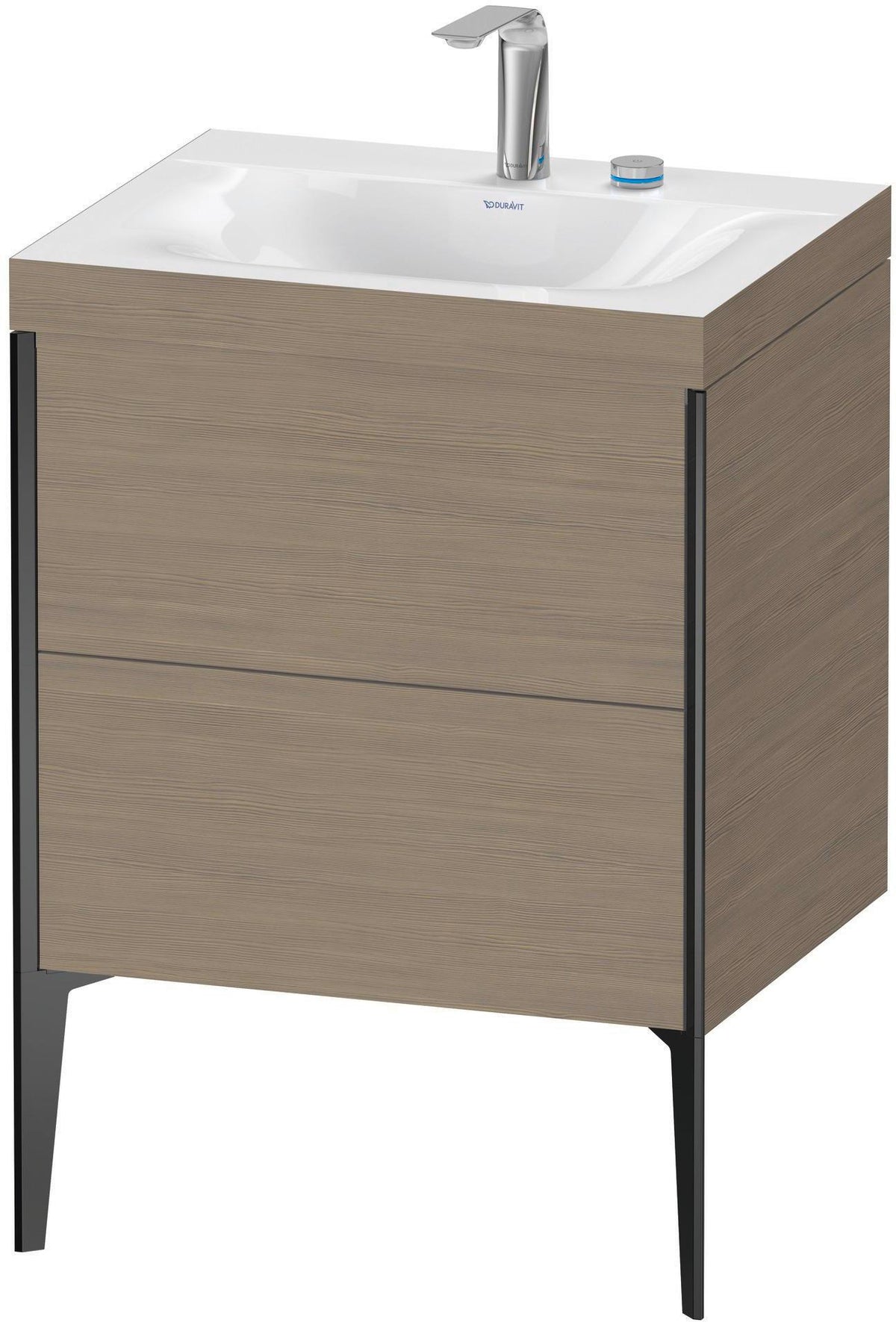 DURAVIT XViu c-bonded Set bodenstehend 480x600x610mm, 2 Auszüge, Eiche