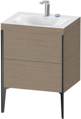 DURAVIT XViu c-bonded Set bodenstehend 480x600x610mm, 2 Auszüge, Eiche