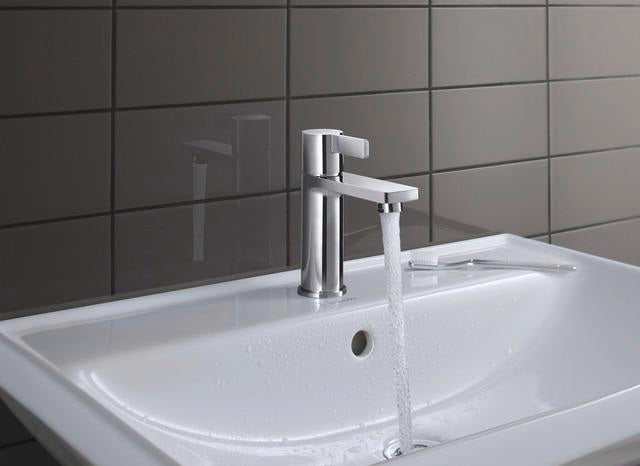 Duravit D-Neo Waschtisch 550 mm weiß mit Überlauf und WonderGliss