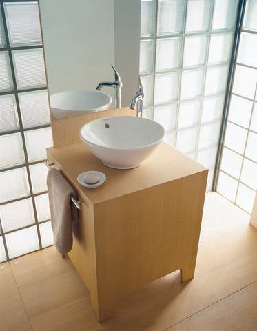 Duravit Design Classics Aufsatzbecken Bacino 420 mm rund, weiß, mit Überlauf und WonderGliss