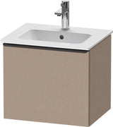 DURAVIT D-Neo Waschtischunterbau 510 mm Eiche Schwarz Matt mit Bronze Griff