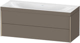 DURAVIT XViu c-bonded Waschtischunterbauset 1200 mm wandhängend mit 2 Schubkästen
