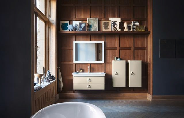 DURAVIT White Tulip Möbelwaschtisch 1050 mm Weiß mit Überlauf und WonderGliss