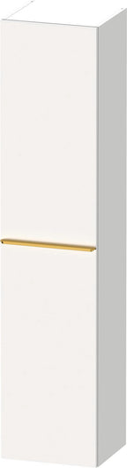 weiß / matt / HS,Tür:1,TA:LI,Gr:Gold Poliert 400x360x1760mm,
