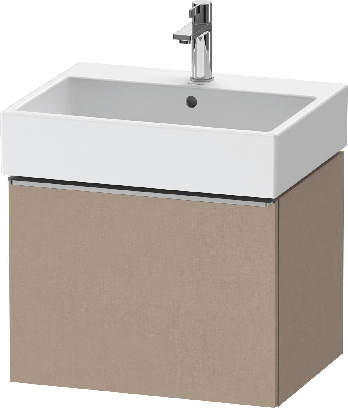 DURAVIT D-Neo Waschtischunterbau 584 mm wandhängend mit 1 Auszug, Griff Bronze, Weiß Matt