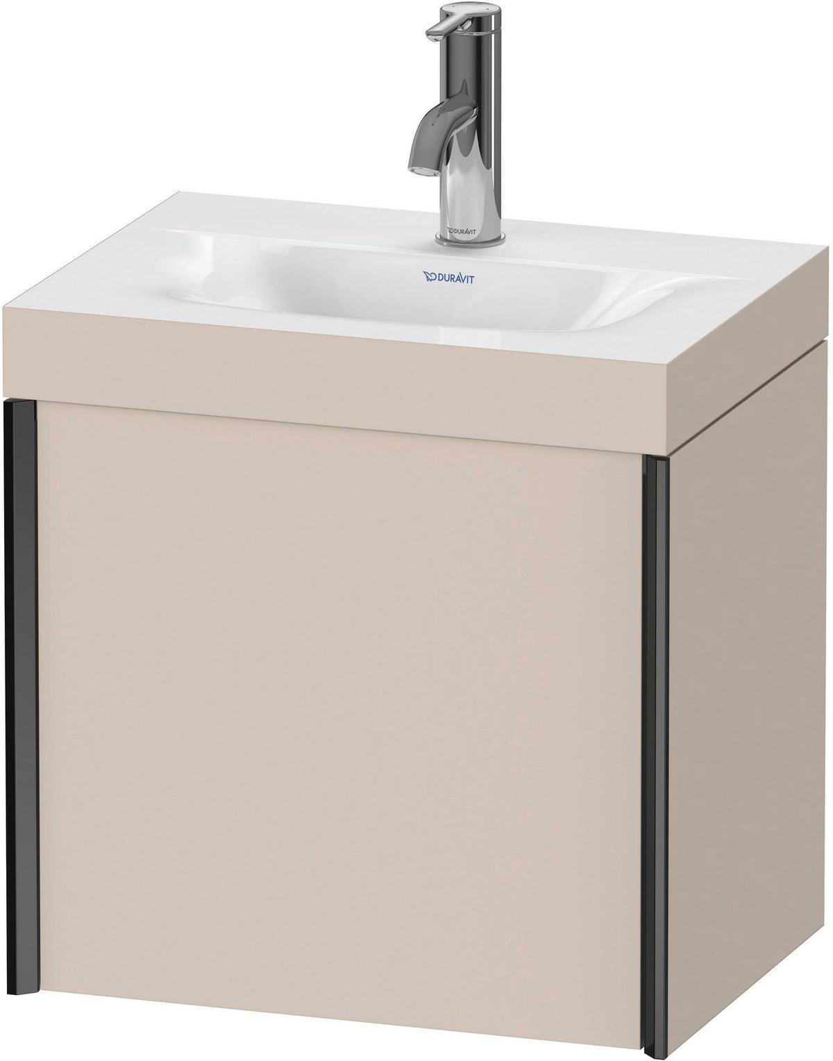 DURAVIT XViu c-bonded Waschtischset 450 mm wandhängend mit 1 Tür und Siphon