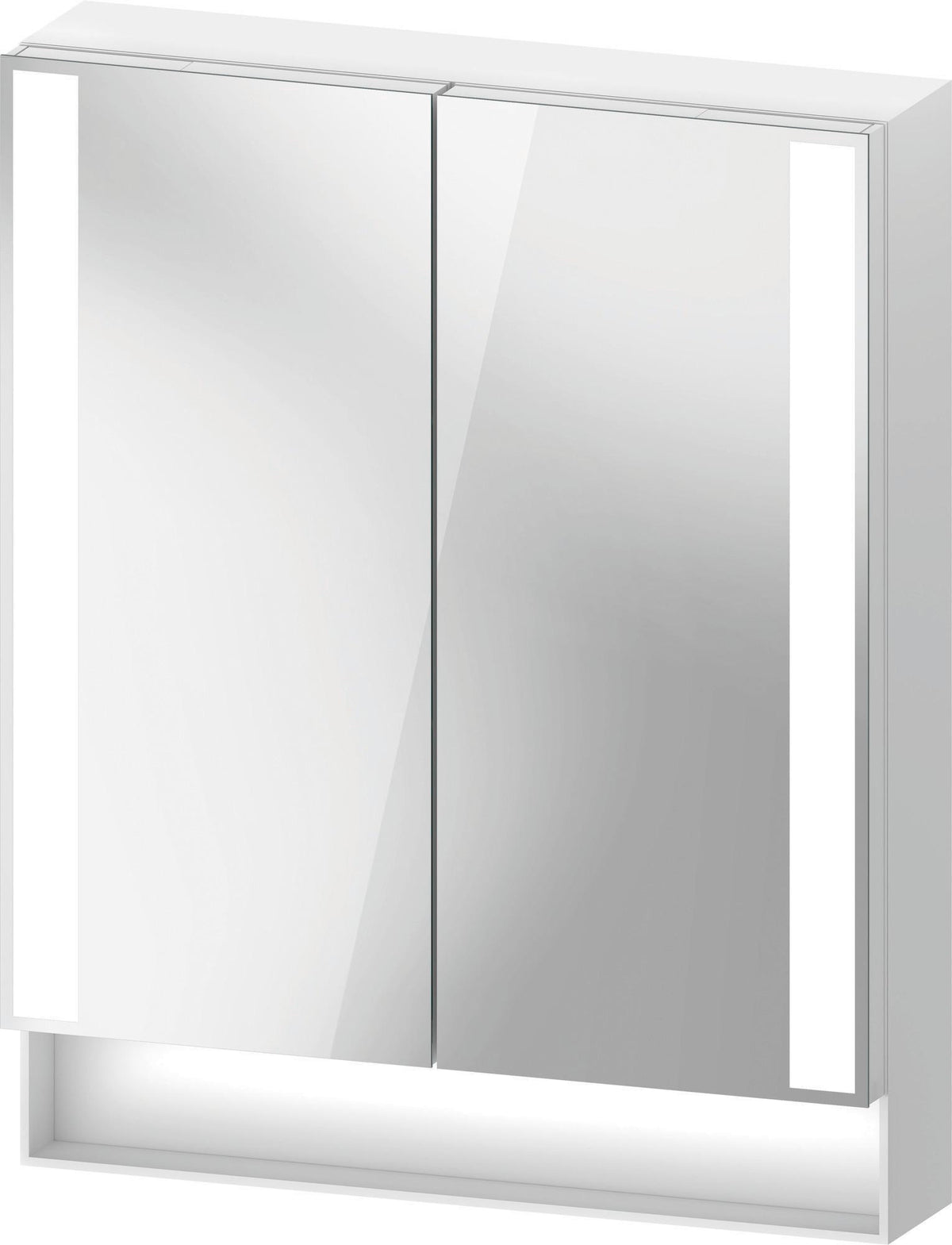 DURAVIT Qatego Spiegelschrank 600 mm mit LED-Beleuchtung und Soft-Close