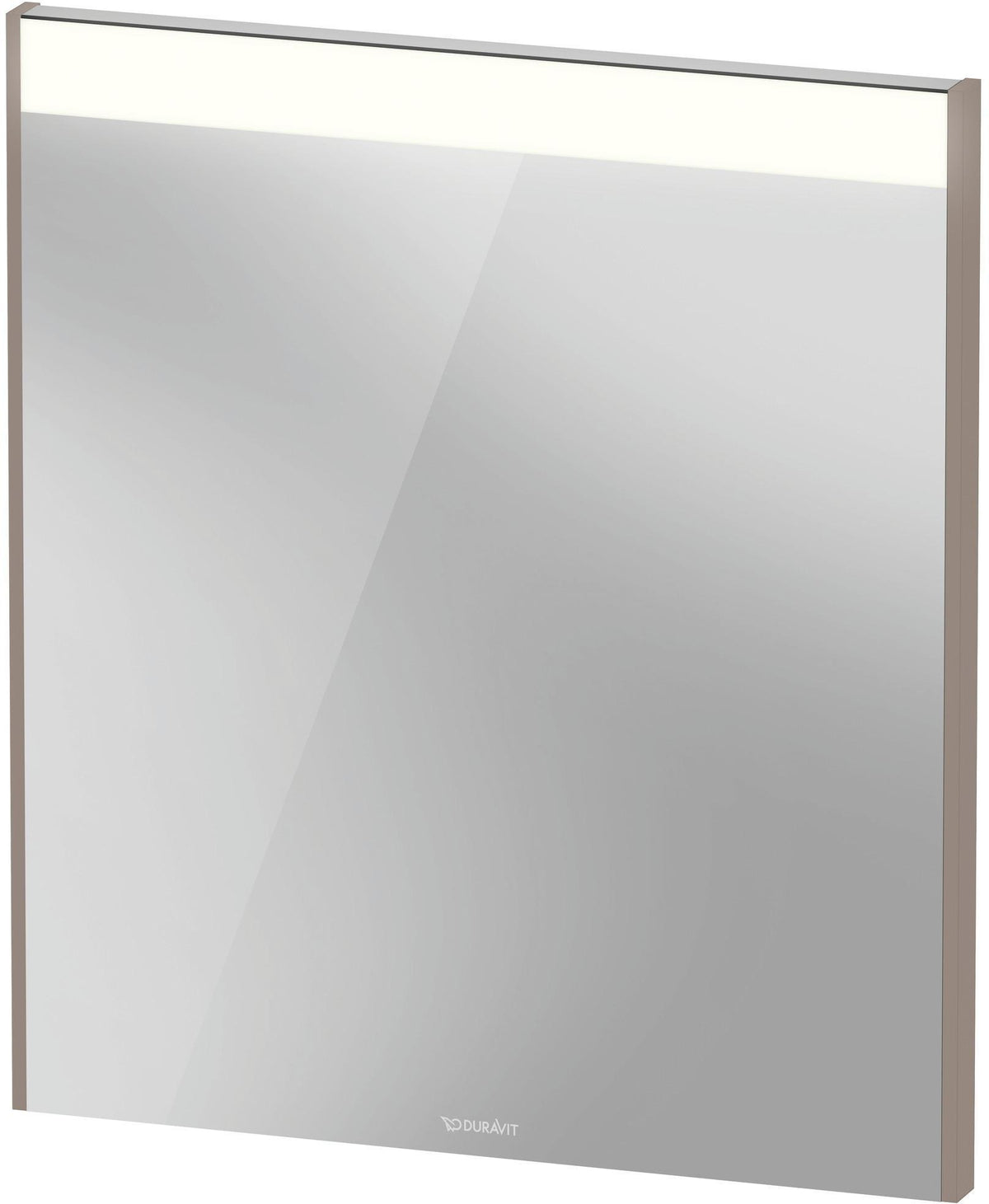 DURAVIT Brioso Spiegelschrank mit Beleuchtung 700x620x45 mm Eiche Natur – Badspiegel mit LED