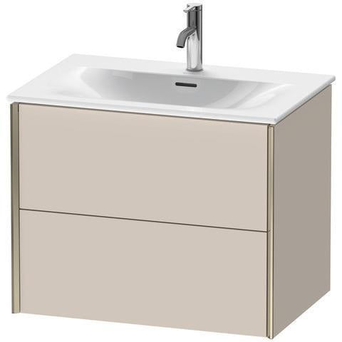Duravit Waschtischunterbau XVIU 710x557x480mm 2 Schubkästen Siphonausschnitt s-matt