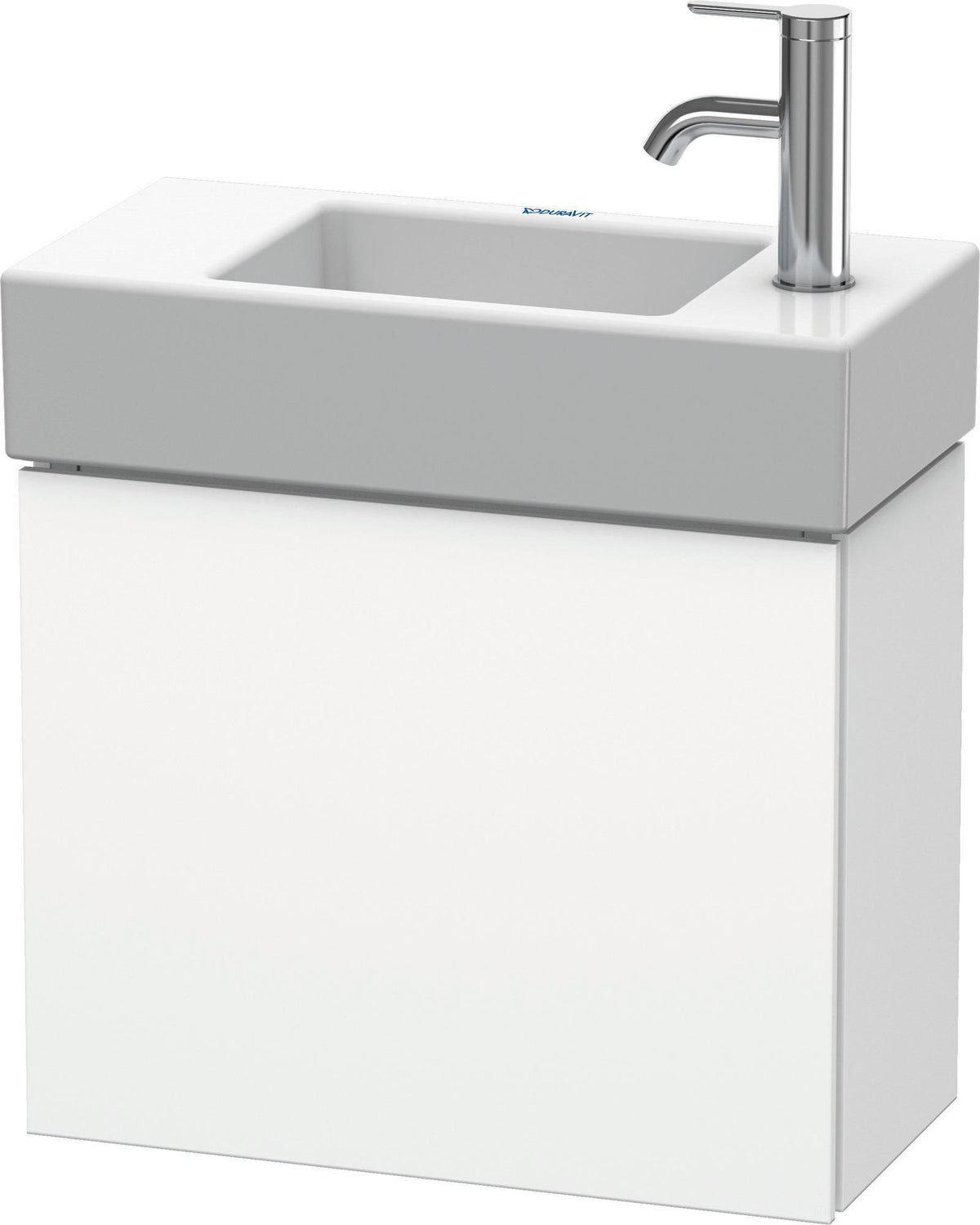 DURAVIT L-Cube Waschtischunterbau 480 mm betongrau matt, wandhängend, 1 Tür rechts