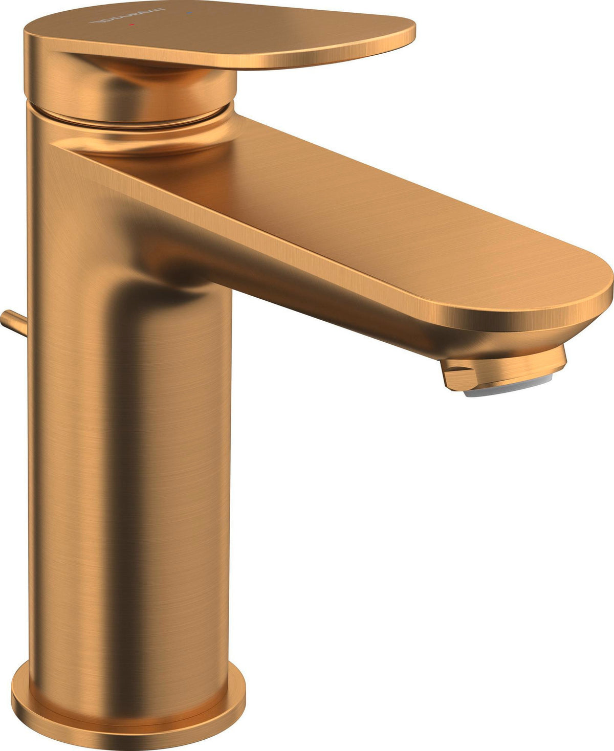 DURAVIT Wave Einhebel-Waschtischmischer M mit Zugstange, Chrom – Keramikmischsystem, 122 mm Ausladung