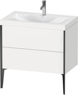 DURAVIT XViu c-bonded Waschtischset 800 mm mit 2 Auszügen, bodenstehend, Soft-Close