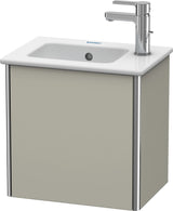 Duravit Waschtischunterbau XSquare, 1 Tür rechts, 400x410x289 mm, Taupe Seidenmatt