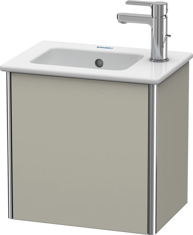 Duravit Waschtischunterbau XSquare, 1 Tür rechts, 400x410x289 mm, Taupe Seidenmatt