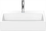 DURAVIT Vero Air Waschtisch 600 mm ohne Überlauf, mit Hahnlochbank, weiß