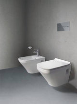 DURAVIT DuraStyle WC-Sitz mit SoftClose Absenkautomatik & Edelstahl-Scharnieren, Weiß