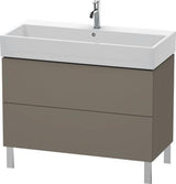 Duravit L-Cube Waschtischunterbau 984 mm Amerikanisch Nussbaum mit Tip-On-Technik