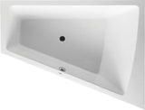 DURAVIT Paiova Badewanne 1700x1300 mm Einbau Trapezform weiß mit Rückenschräge rechts