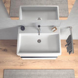 Duravit Waschtisch Vero Air 700 mm mit Überlauf und Hahnlochbank, weiß