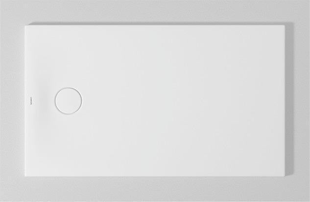 DURAVIT Tempano Duschwanne 900x750x40 mm Weiß mit Antislip – rechteckig, flacher Einbau