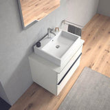 Duravit Waschtisch Vero Air 600 mm mit Überlauf und Hahnlochbank, weiß
